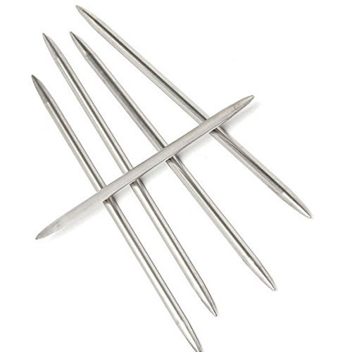 Z-Color 11 Sizes 55Pcs 7.9" Double Pointed Stainless Steel Knitting Needles Set 2MM -6.5MM - Image 2