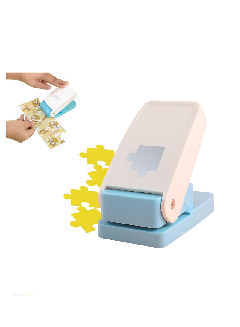 SOLARAE DIY Jigsaw Punch for Crafting, Hole Puncher for Crafts for Precise Cuts and Creative Projects, 2024 New Paper Punches for Crafting Hole Puncher for Festival Paper Greeting Card DIY Albums Photos - Image 1