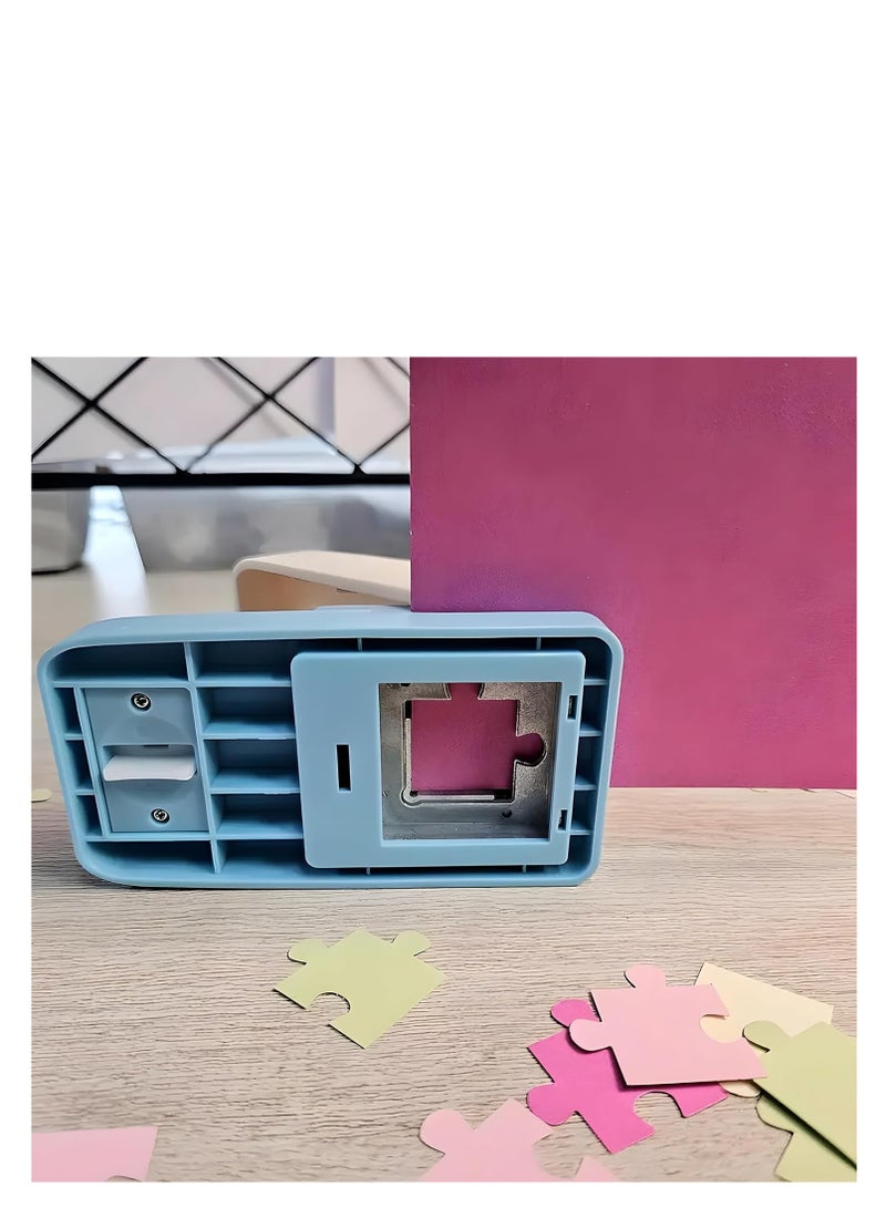 SOLARAE DIY Jigsaw Punch for Crafting, Hole Puncher for Crafts for Precise Cuts and Creative Projects, 2024 New Paper Punches for Crafting Hole Puncher for Festival Paper Greeting Card DIY Albums Photos - Image 4