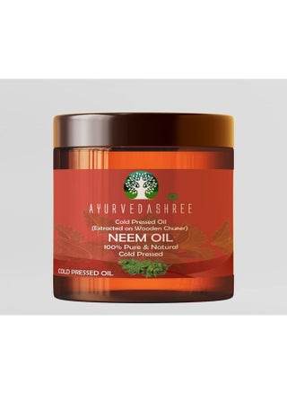 Cold Pressed Neem Oil 100 ML, 3.38 fl oz. | Extracted on Wooden Churner with Traditional Method to Sustain maximum nutrition, Cold-Pressed, 100% Pure & Natural - pzsku/Z2ABF702557CDD8578622Z/45/1743614844/237385f2-0d09-4cfb-834f-b32fb14d801b