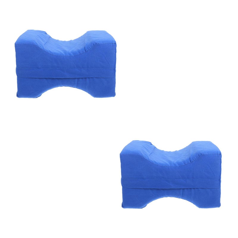 2pcs Sleep Leg Pillows Ergonomic Knee Pillows Leg Hip Pillow for Hip Back Spine Alignment Side Sleeping - Image 1