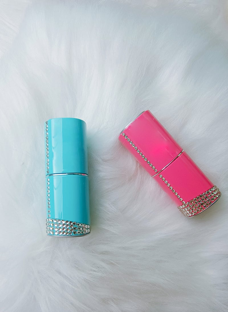 GREEN LION Lipstick True Wireless Earbuds / Shining Lipstick Earphone Design / Noise Reduction / TWS Earbuds for girls/ Truewireless Headphone for women/ Support Fast Charge / Hand-Free Calls / BT Version 5.3 / Stereo System / Type-C Output - Pink - Image 4