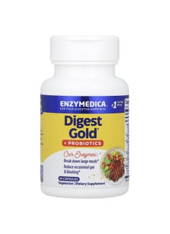 ENZYMEDICA Enzymedica, Digest Gold® + Probiotics, 45 Capsules  - Image 1
