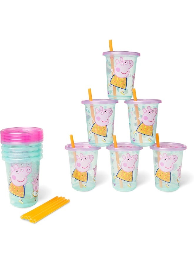 The First Years Peppa Pig Take & Toss Toddler Straw Cups - Image 1