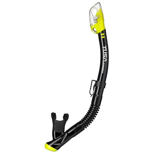 TUSA Sport Dry Top Snorkel, Black/Flash Yellow, (USP250QB FY) - Image 5