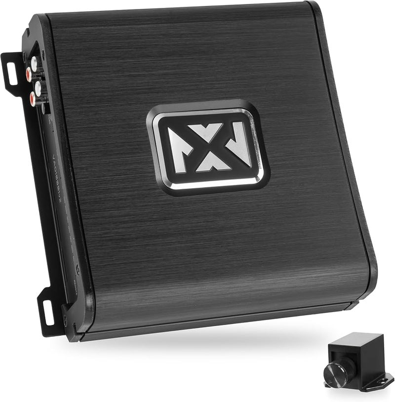 NVX VAD10001 v2 Model Monoblock Class D Amplifier 2000W Peak, 1000W RMS, 1/2/4-ohm Stable, Low Pass X-Over, Bass Boost, Remote Subwoofer Bass Knob, for Car/Truck/Marine/UTV/Motorcycle (VAD10001v2) - Image 1