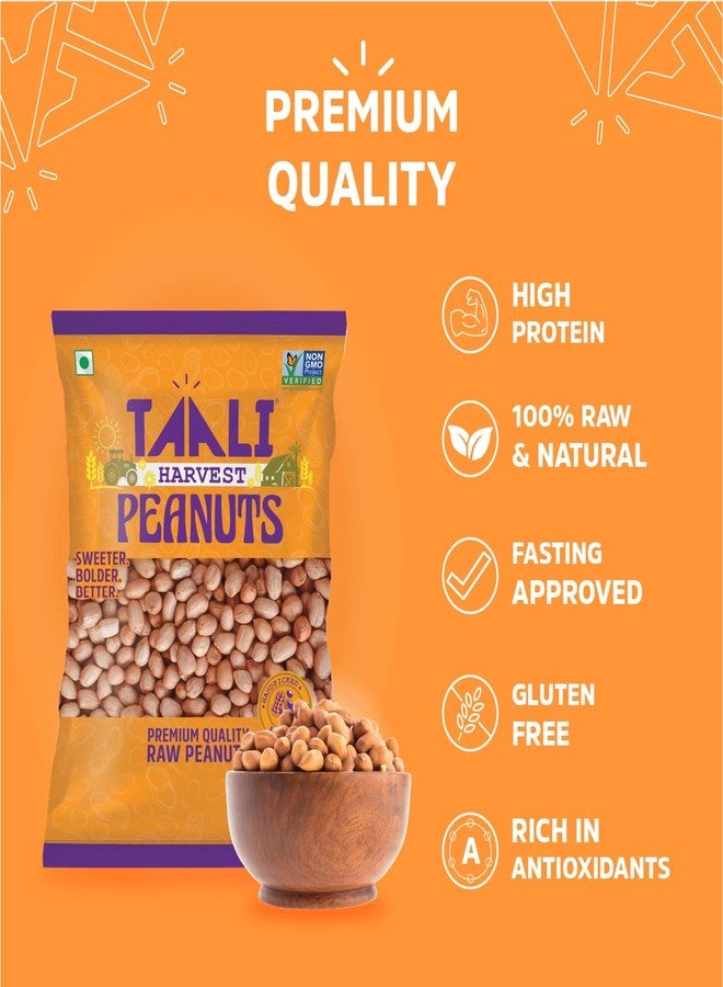 Taali Raw Peanuts 1kg (Groundnut/Moongfali/Singdana) Rich In Protein - Image 5