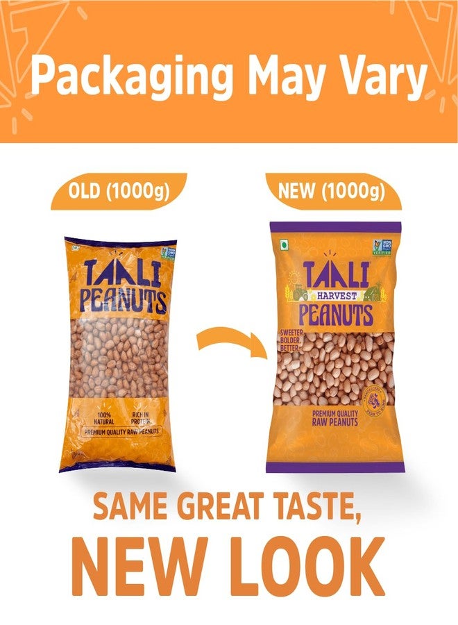 Taali Raw Peanuts 1kg (Groundnut/Moongfali/Singdana) Rich In Protein - Image 4