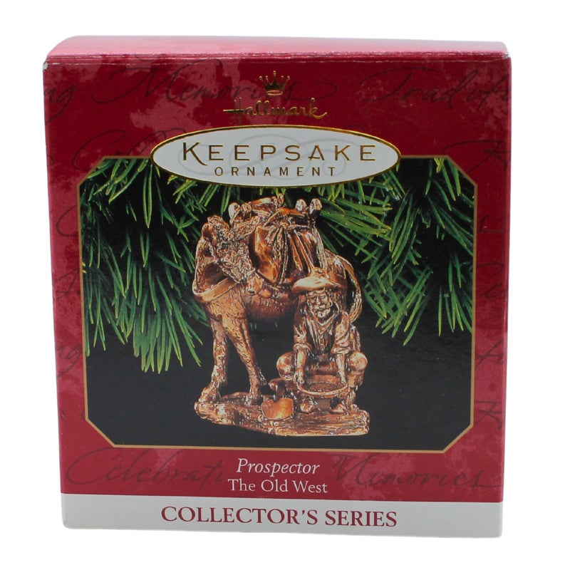 هولمارك 1999 Hallmark Themsake Ornament Prospector The Old West - Image 2