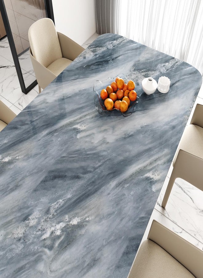 Wallercity Glossy Marble Contact Paper for Kitchen Countertops Granite Peel and Stick Marble Wallpaper Waterproof Removable Wall Paper for Counters Table Top Desk Vinyl Wrap for Cabinets 15.8''x78.7'' - Image 3