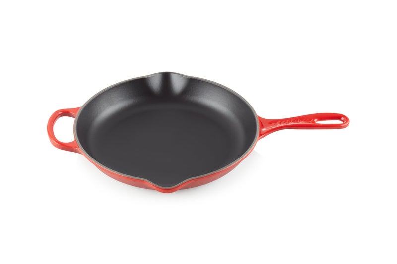 Le Creuset Le Creuset Enameled Cast Iron Signature Iron Handle Skillet, 10.25" (1-3/4 qt.), Cerise  - Image 1