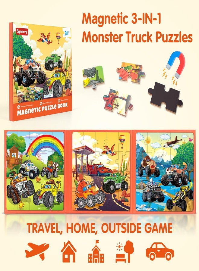 SYNARRY Magnetic Puzzles for Toddlers 3-5, 20 Pieces Travel Puzzles for Kids Ages 4-6, Easter Basket Stuffers Gifts for Kids, Car Airplane Road Trip Activities Toys for 3 4 5 6 Year Old Children - Image 2