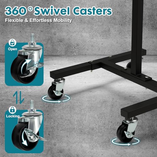 OLBRUS Rolling Work Table Adjustable Height - Rolling Tool Cart with Drills Storage, Portable Mechanic Cart Tool Storage Organizer on Wheels for Garage Bike Work Shop - Image 3