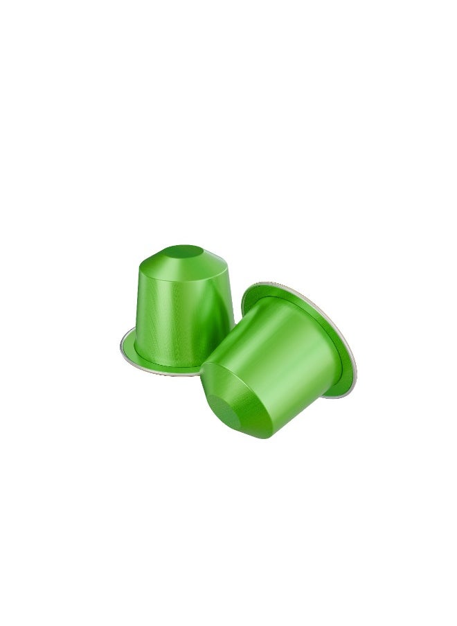 LePRESSO Mudcake Blended Coffee Capsules for Nespresso 10 pcs / 100% Arabica / Origin Medium Roast / Exquisite Single / Roasted Ground Coffee Capsule / Aluminum Capsules - Green  - Image 3