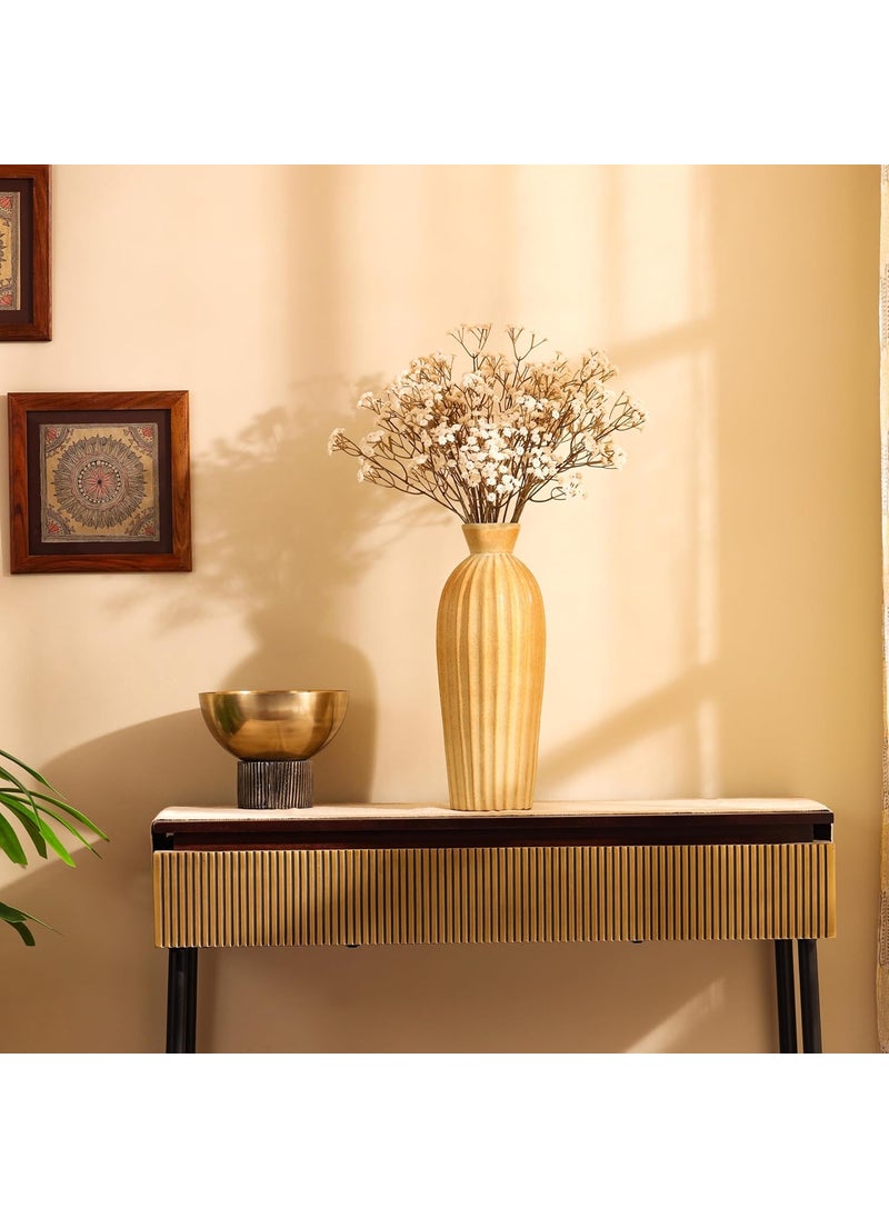 Elemntl Artificial Real Touch Babys Breath Flower Sticks Set of 5 Autumn White 60 cm