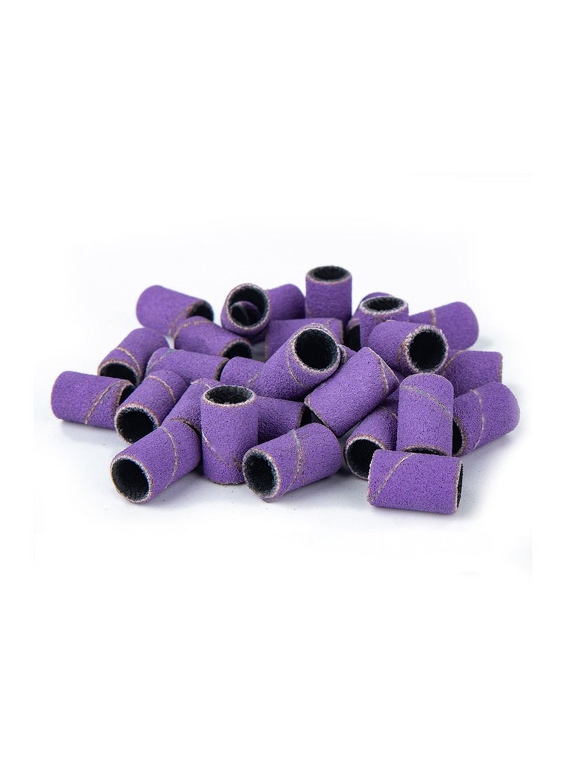 brunson Sanding Bands for Nail Drill Bits Nail Drill File Manicure Tool 100pcs Grit 100 - Image 1