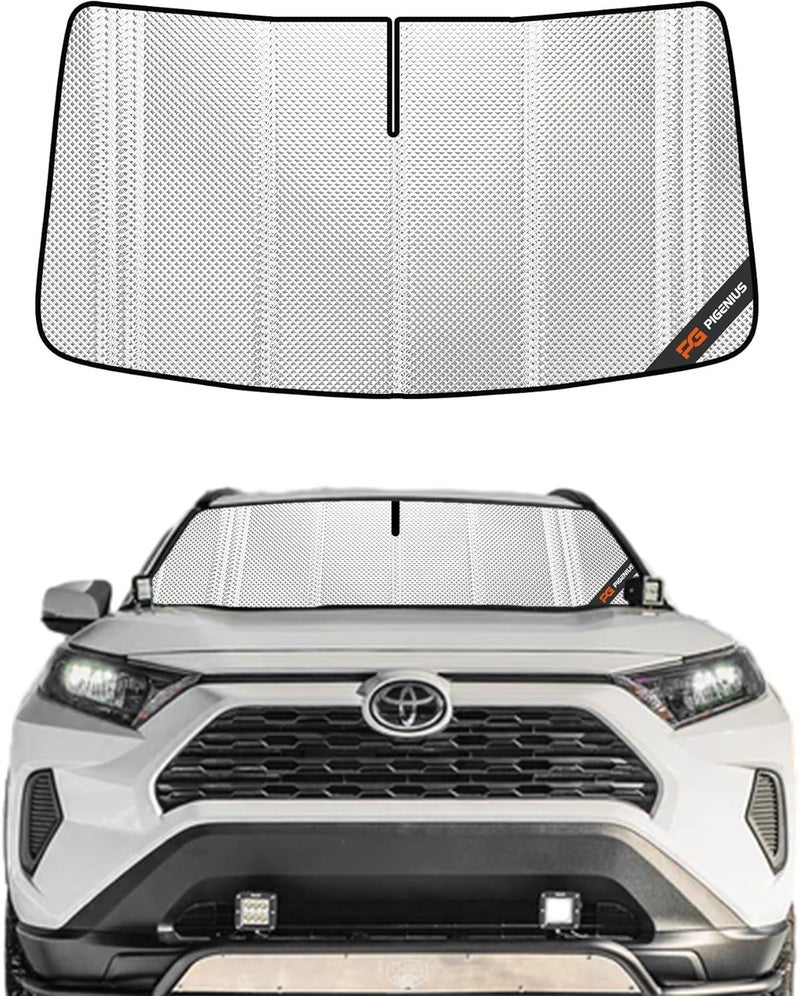 Pigenius X Windshield Sun Shade for 2019-2024 Toyota RAV4 and 2021-2024 RAV4 Prime - Image 1