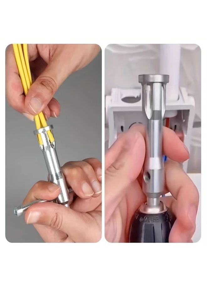 أداة تقشير الكابلات الكهربائية الأوتوماتيكية، أداة تقشير الأسلاك المعدنية، 1 قطعة لـ 1.5-4 مم² - Image 5