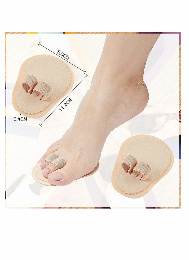 SYOSI - 6 Pieces Toe Separator Double Toe Straightener Hammer Toe Corrector for Crooked Toes Relieving Foot Pain Overlapping Toes Pressure Discomfort Suitable for High Heels Sneakers - Image 1