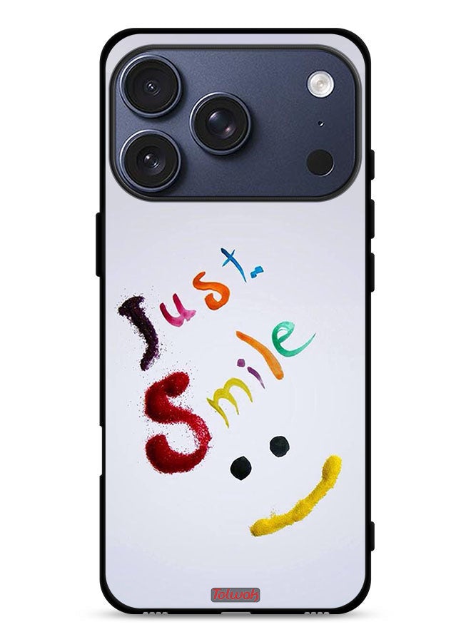 Tolwak Apple iPhone 17 Pro Protective Case Cover Just Smile - Image 1
