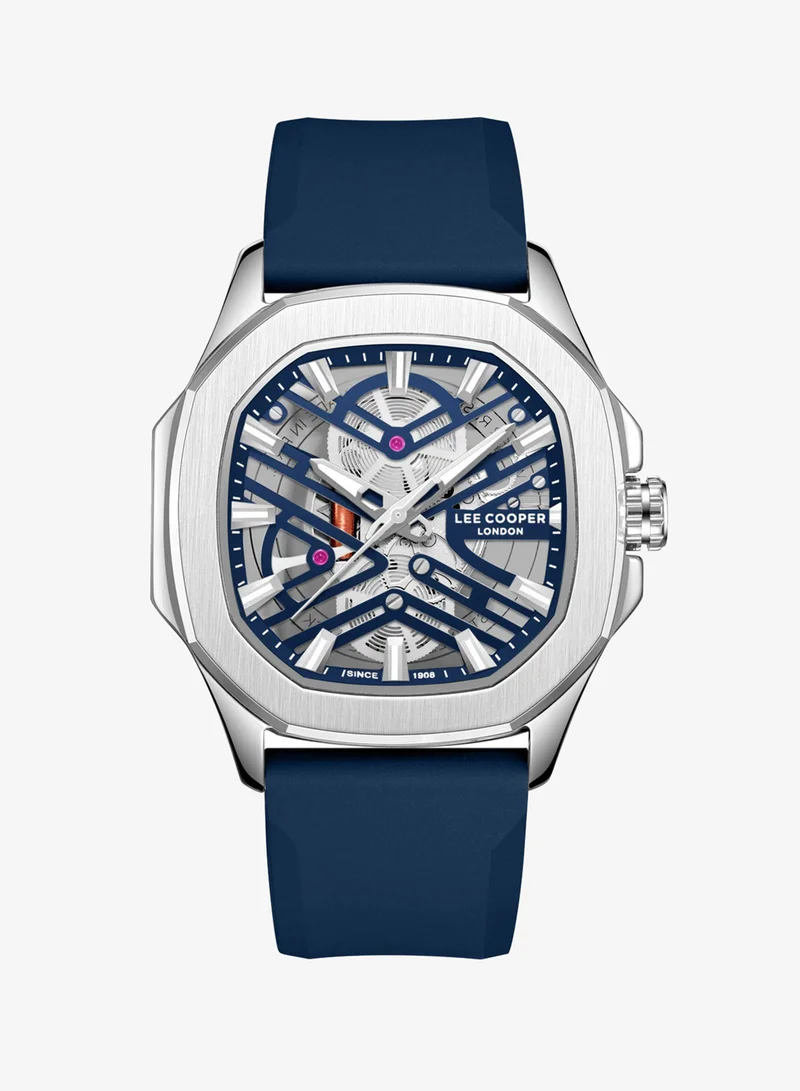 لي كوبر Men's Silicone Analog Watch LC08254.399 - 28 mm