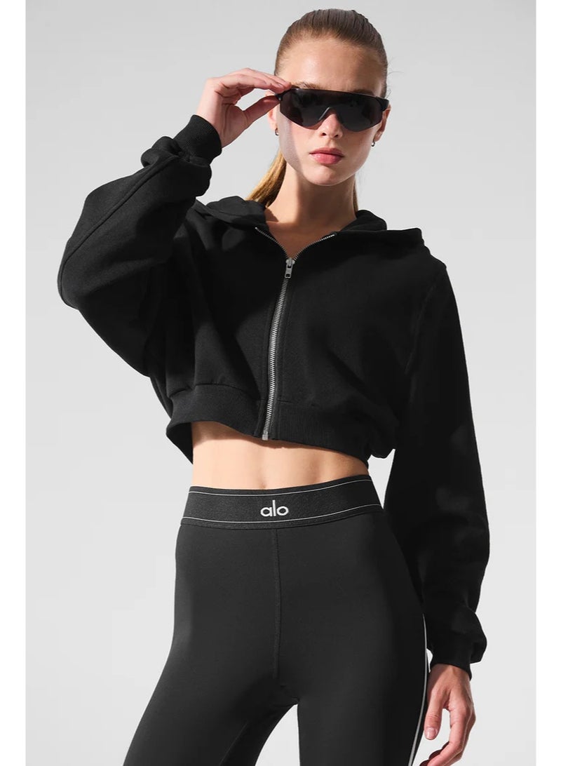 Alo Yoga Sweet Escape Zip Up Hoodie - Image 1