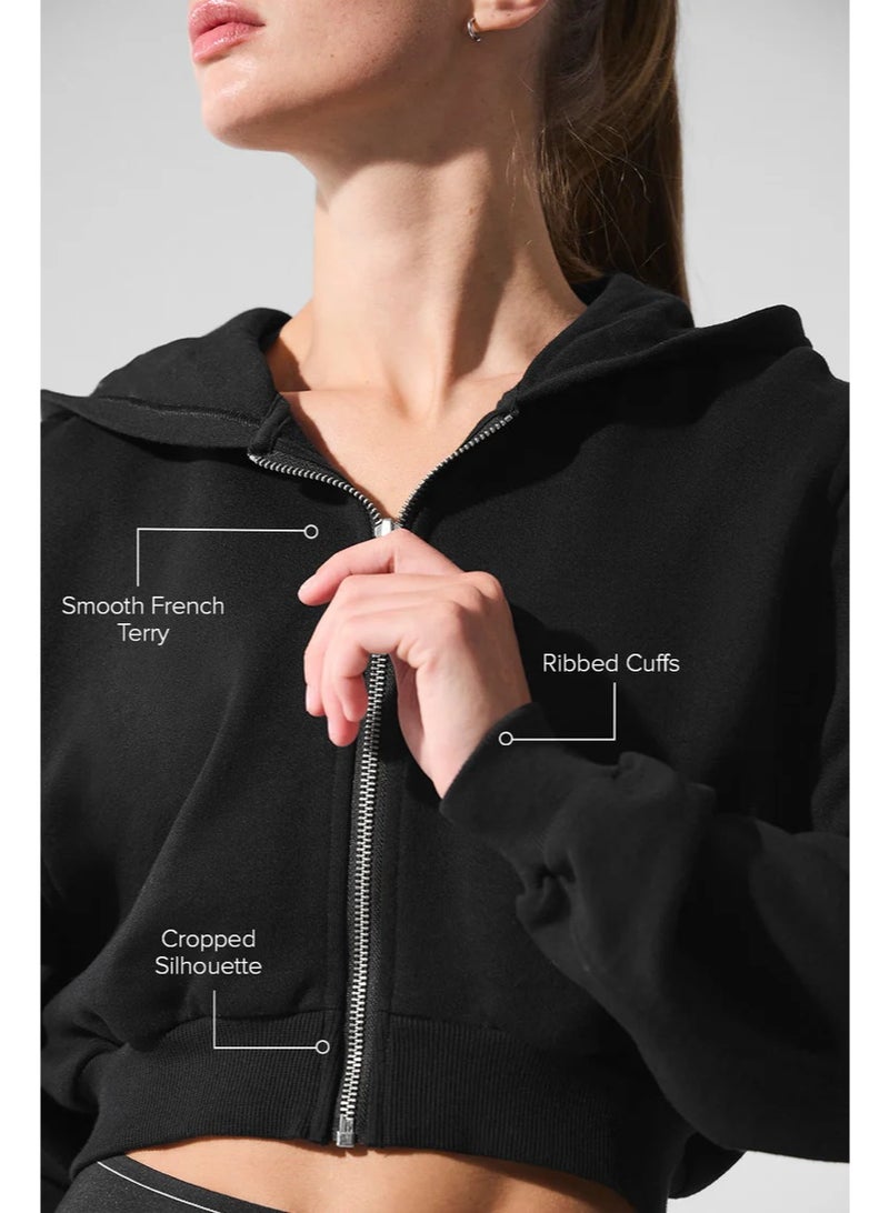Alo Yoga Sweet Escape Zip Up Hoodie - Image 3
