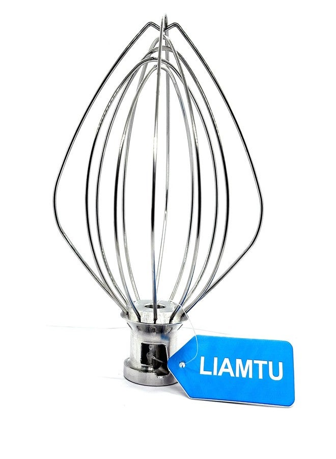 LIAMTU Dishwasher Safe Wire Whip Attachment for K45WW Mixer Beater Fits 4.5 5 Qt Tilt-Head Stand Mixers 6 Wire Stainless Steel Whisk for Kitchen Aid Mixer Accessory Replacement Parts - Image 1