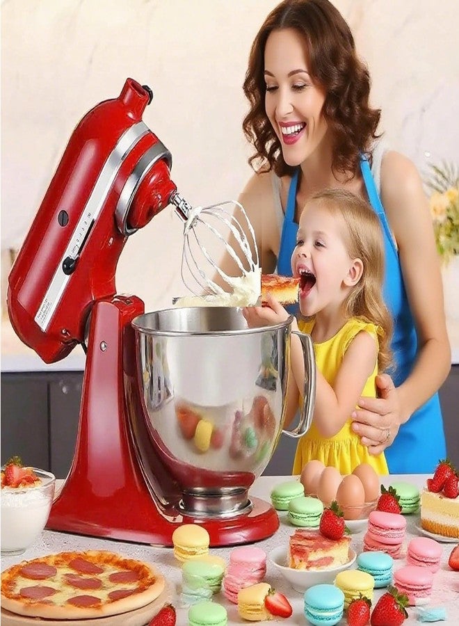 LIAMTU Dishwasher Safe Wire Whip Attachment for K45WW Mixer Beater Fits 4.5 5 Qt Tilt-Head Stand Mixers 6 Wire Stainless Steel Whisk for Kitchen Aid Mixer Accessory Replacement Parts - Image 5