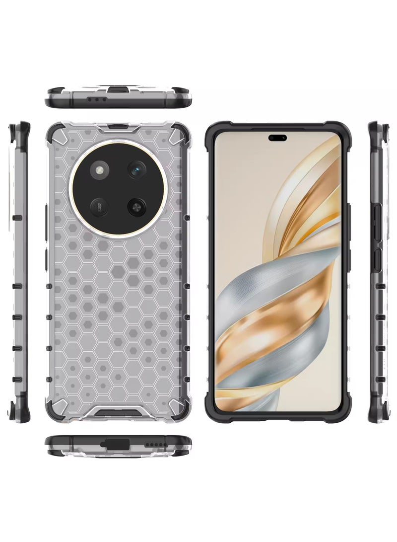 HONOR X9C Mobile Phone case Honeycomb TPU+PC Black Shockproof - Image 5