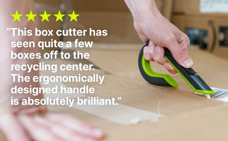 Slice Auto-Retractable Box Cutter, Heavy Duty Utility Knife, Safe Ceramic Blade Lasting 11x Longer than Metal, 1 Pack - Image 3