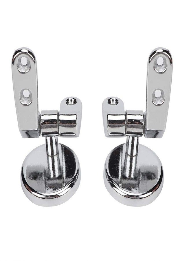 Garosa Toilet Seats Hinges Zinc Alloy Hinge for Toilet Lid Universal Toilet Top Cover Lid Seat Fixings with Screws and Accessories for Toilet Seat Repair Replacement - Image 1