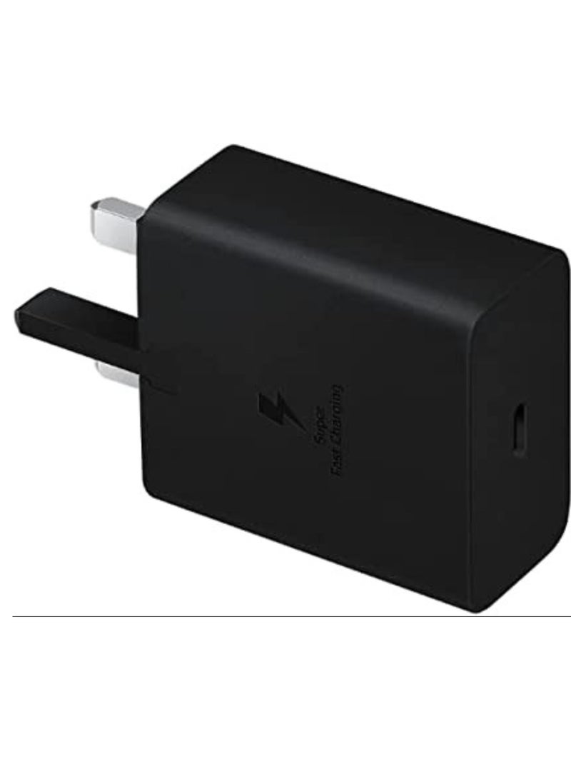 45W PD Fast Charge Travel Adapter with USB-C to USB-C Cable Black - Image 3