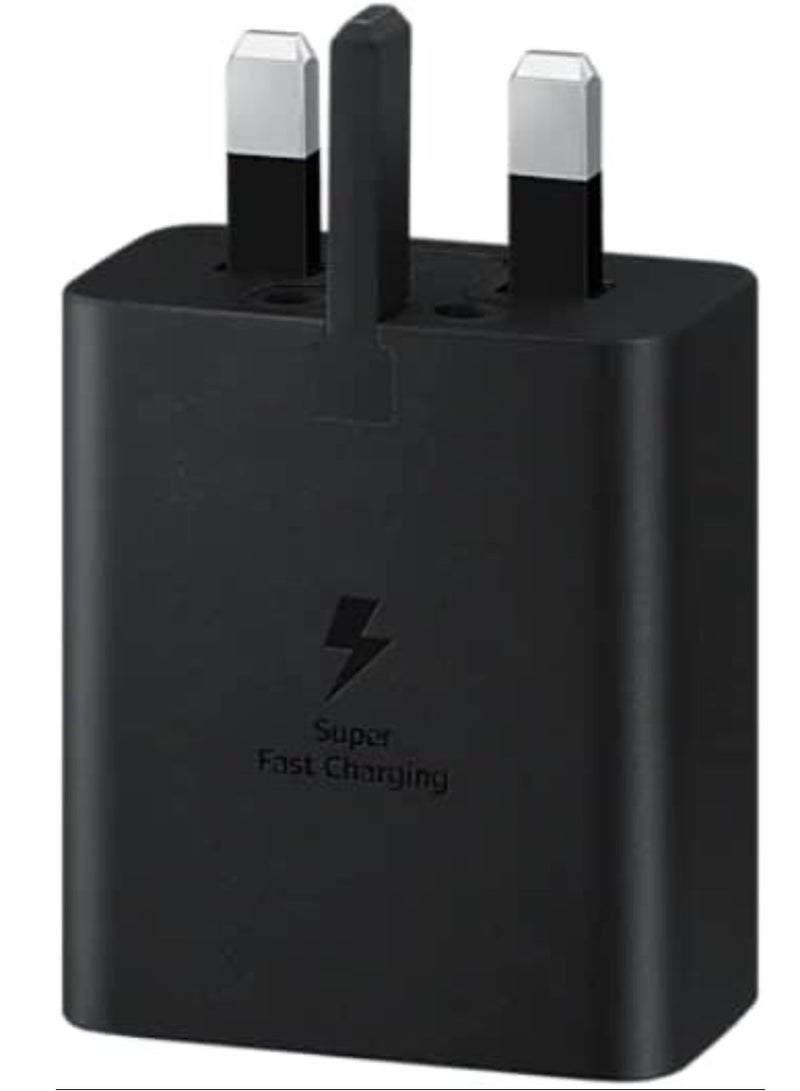 45W PD Fast Charge Travel Adapter with USB-C to USB-C Cable Black - Image 2