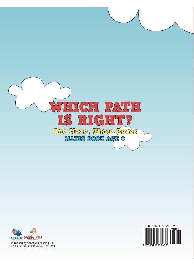 null - Which Path Is Right? One Maze, Three Races - Mazes Book Age 8 - Image 1