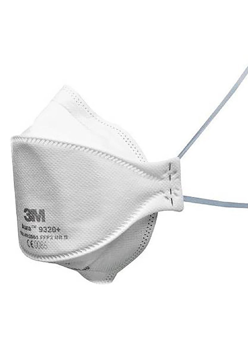 3M 3-Piece Disposable Adjustable Nose Clip Non-Valved Respiratory Mask Set White 0.25 x 0.08 x 0.215 cm UU008319178  - Image 2