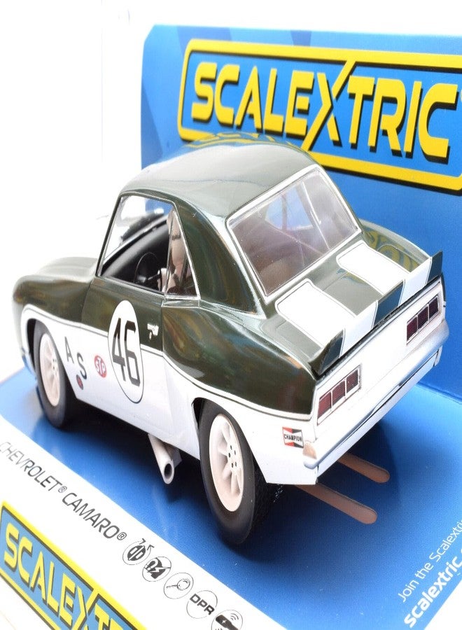 Scalextric 1969 Chevrolet Camaro Trans-Am #46 1:32 Analog Slot Race Car C4452 - Image 3
