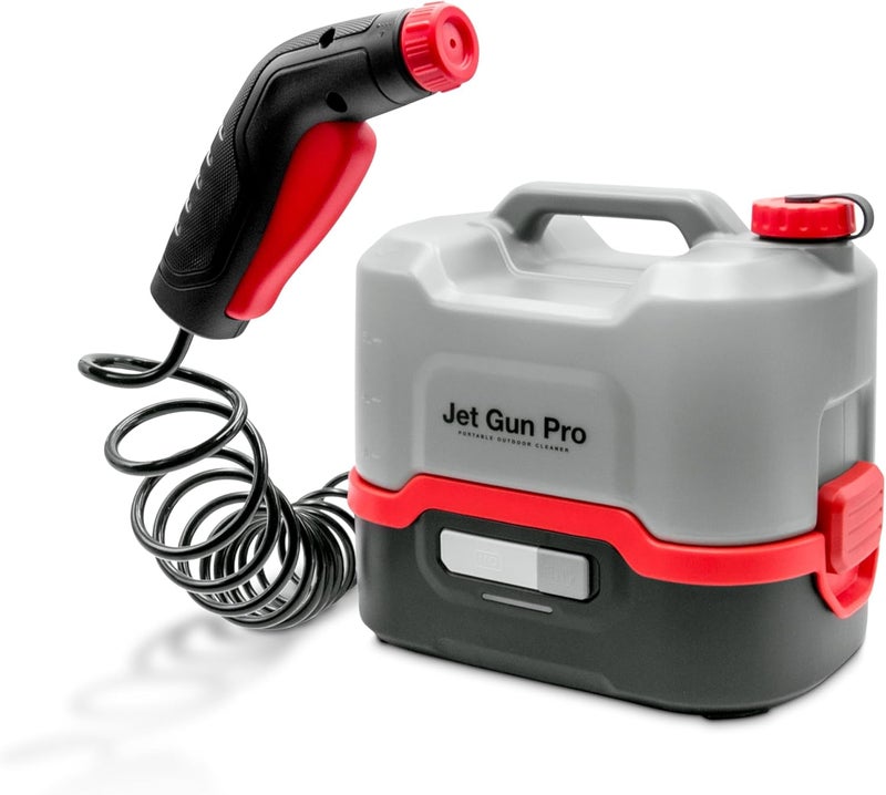 ERRECOM Jet Gun PRO, Portable High Pressure Cleaner, 8 L Water Tank, 3 m Spiral Hose, 2.1 kg - Image 1