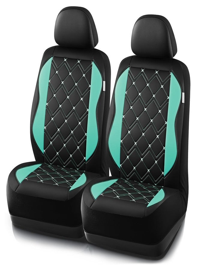 Road Comforts Seat Covers, Premium Leather Car Seat Covers Front Seat for Women Girls,Airbag Compatible, Automotive Seat Covers Universal Fit Most Cars,Vans,Truck,SUV - Image 1