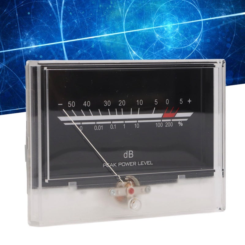 VU Meter LED White Backlit Accurate Measurement Power Amplifier DB Meter for Studio DIY - Image 5
