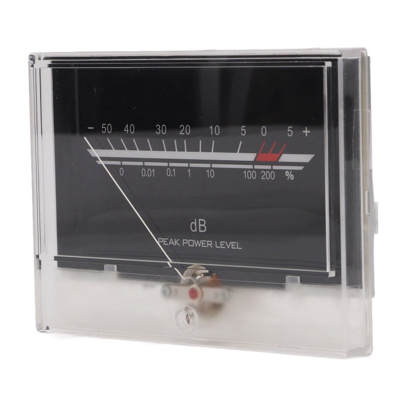 VU Meter LED White Backlit Accurate Measurement Power Amplifier DB Meter for Studio DIY - Image 1