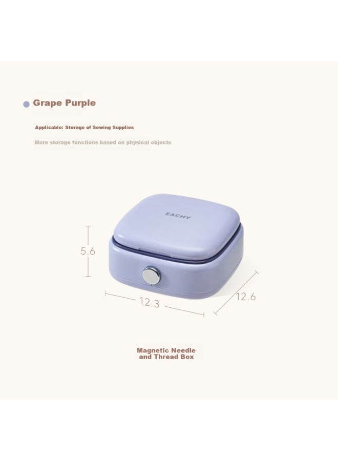 Eachy Sewing Kit Household High Quality Practical Needle Thread Box Portable Mini Set High-end Sewing Dormitory Patching - Purple