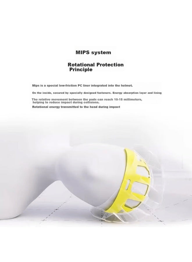 Pmt Mips Cycling Helmet Bicycle Road Helmet Uni Safety Helmet Kora3.0 Luminous Pink L Size - Image 3