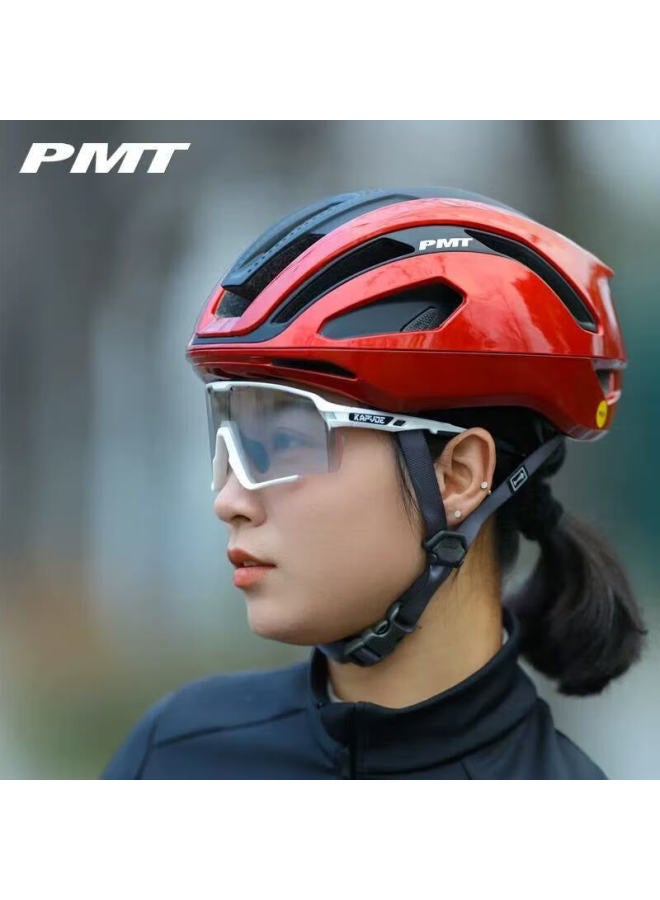 Pmt Mips Cycling Helmet Bicycle Road Helmet Uni Safety Helmet Kora3.0 Luminous Pink L Size - Image 4