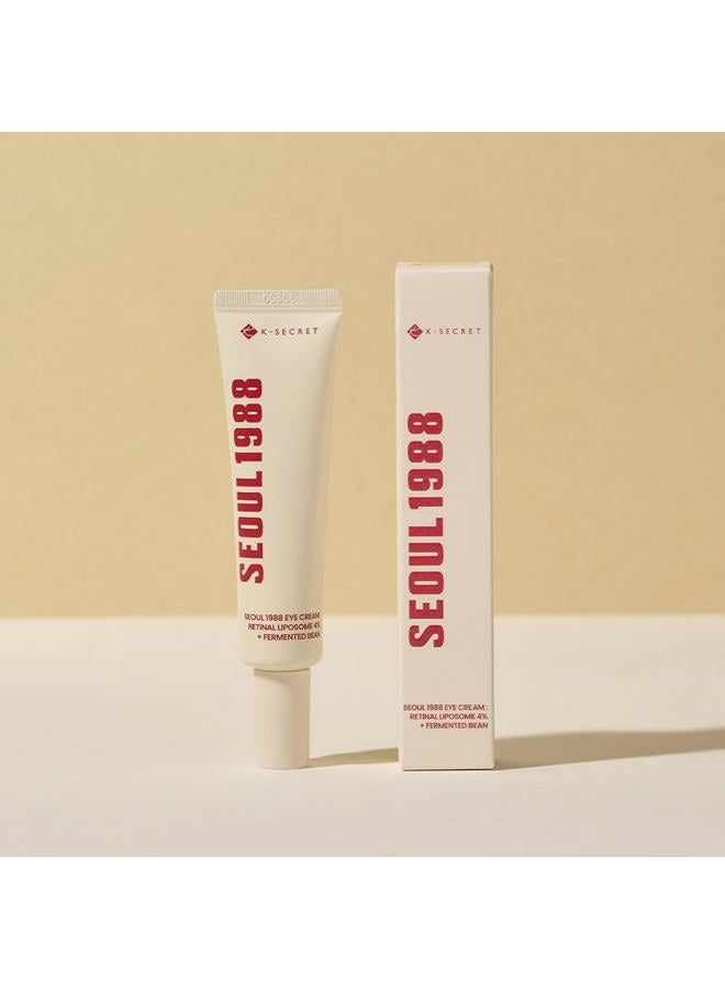 K-SECRET KSECRET SEOUL 1988 Eye Cream : Retinal Liposome 4% + Fermented Bean, 30ml/1.01 fl.oz. - Image 1