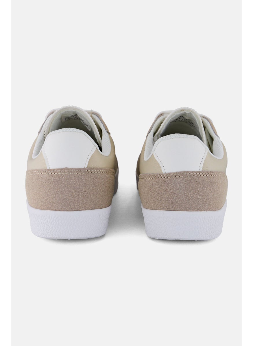 Algspar Men Suede Lace Up Shoes, Beige  - Image 3