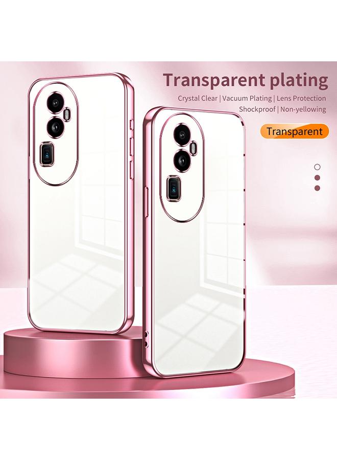 اس-توب جراب لهاتف OPPO Reno10 Pro+ جراب هاتف شفاف مطلي بفتحة دقيقة - Image 2