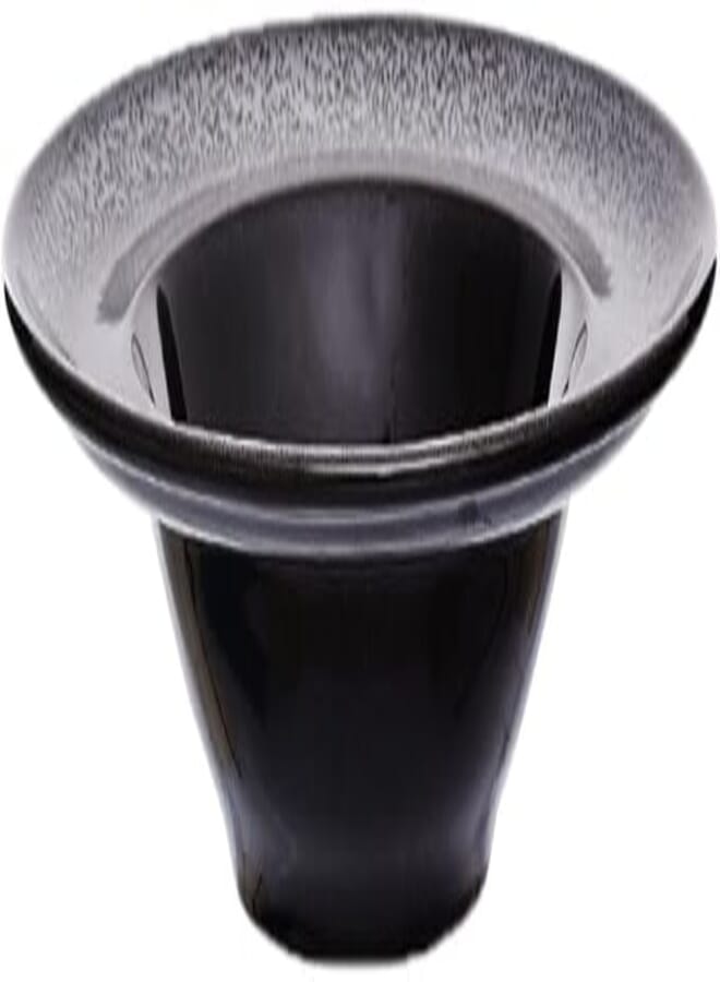 Porland Porcelain Twilight Pasta Plate 26Cm Unique Elegant Design - Black