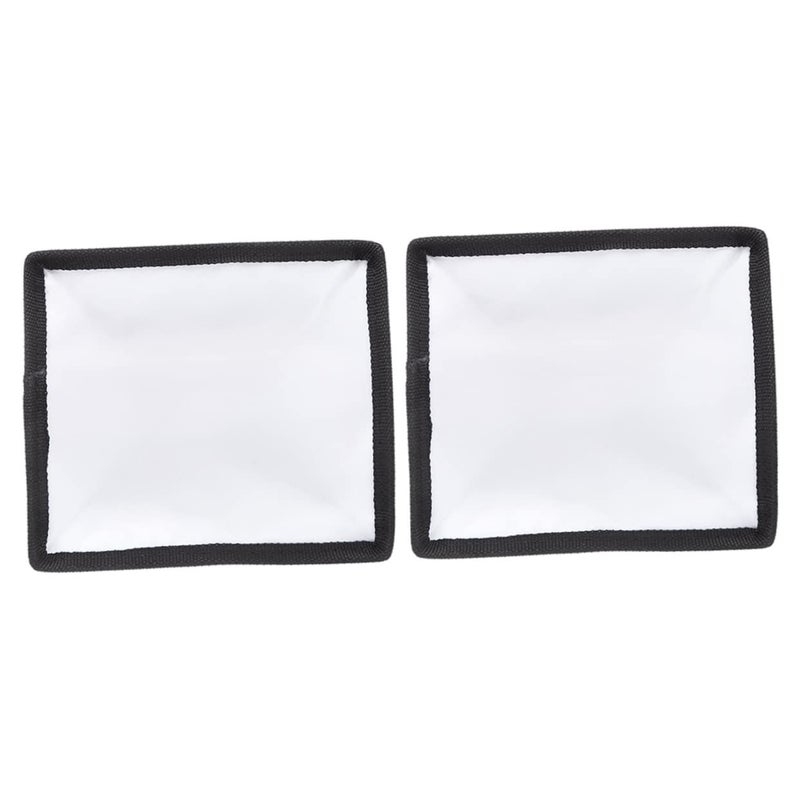 2pcs Soft Flash Diffuser Photography Lightweight Portable Softbox Cover Indoor Outdoor - Image 2