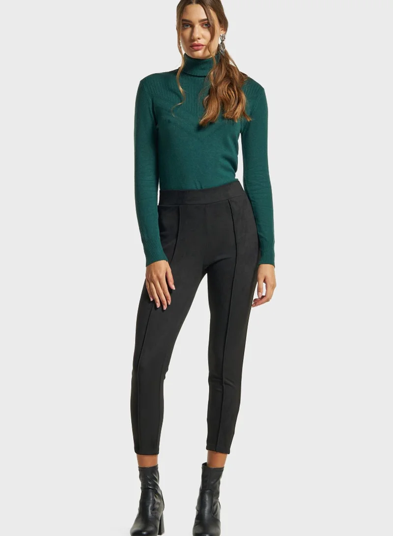 2Xtremz High Waist Ribbed Leggings